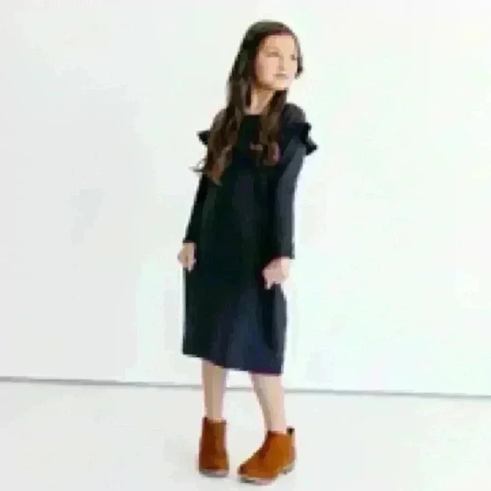 ALICE + AMES- THE ADA DRESS IN MIDNIGHT NAVY size 4T NWT